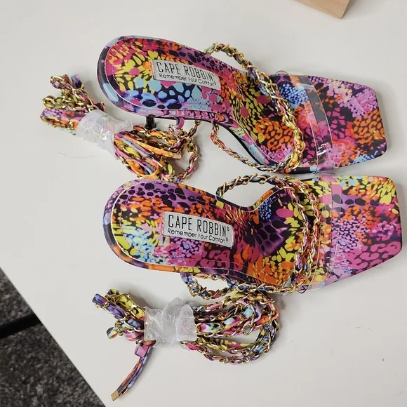 NEW Cape Robbin Pink and Purple Stiletto Heels 7.5 (FAST SHIPPING) - Picture 5 of 7